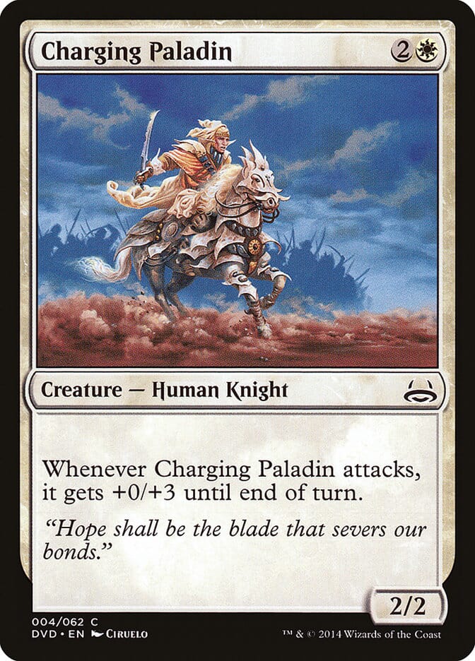 Charging Paladin (Divine vs. Demonic) [Duel Decks Anthology] MTG Single Magic: The Gathering  | Multizone: Comics And Games