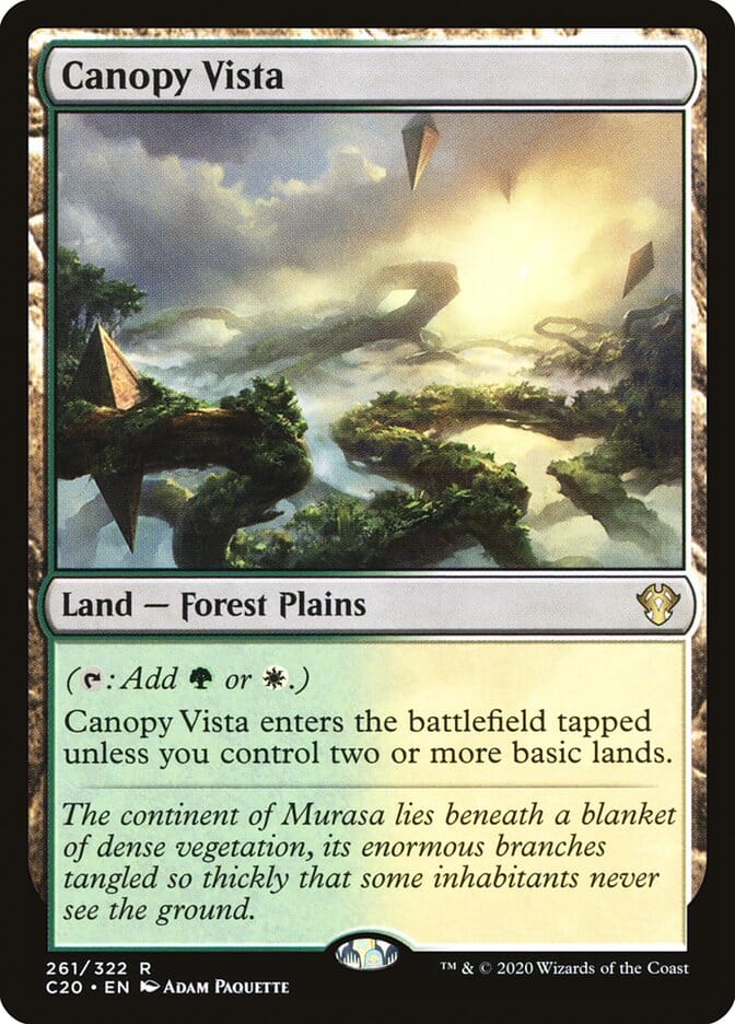 Canopy Vista [Commander 2020] MTG Single Magic: The Gathering  | Multizone: Comics And Games