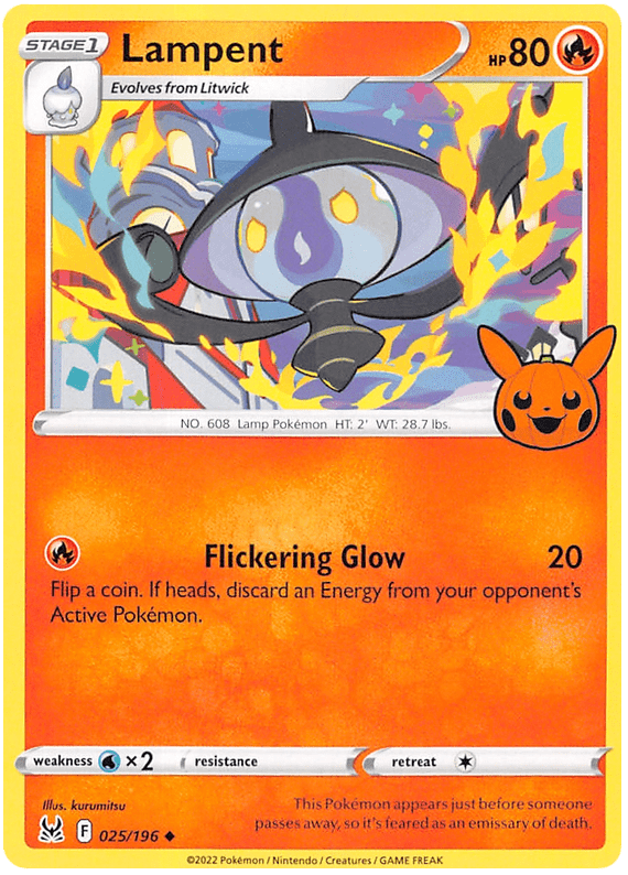 Lampent (025/196) [Trick or Trade 2023] Pokemon Single Pokémon  | Multizone: Comics And Games
