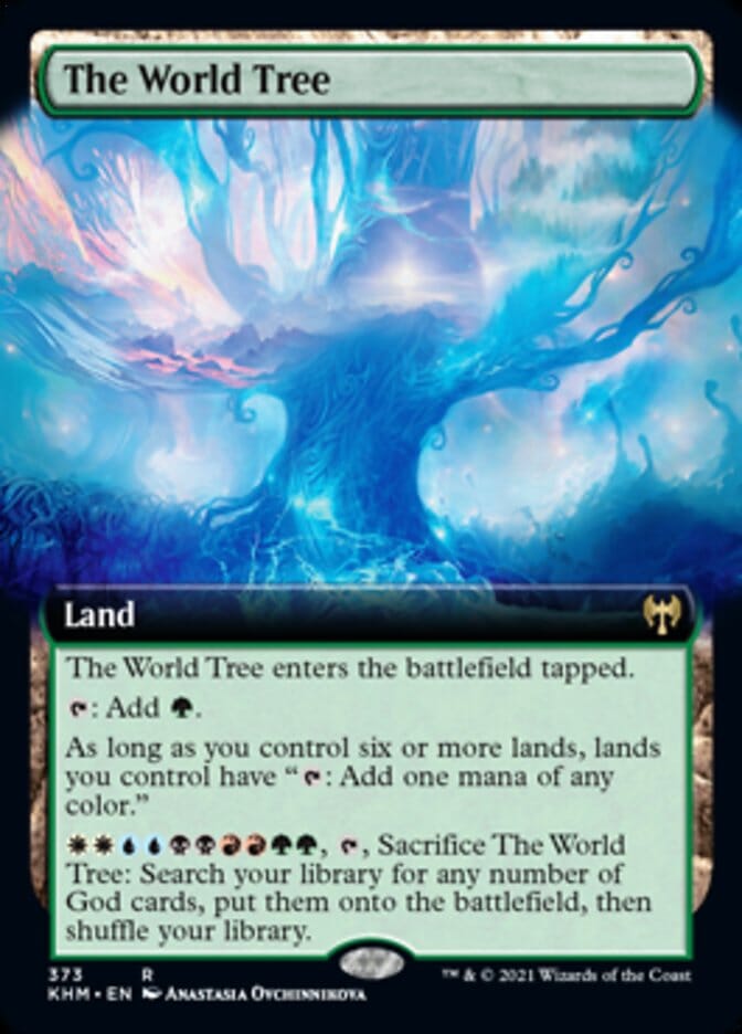The World Tree (Extended Art) [Kaldheim] MTG Single Magic: The Gathering  | Multizone: Comics And Games