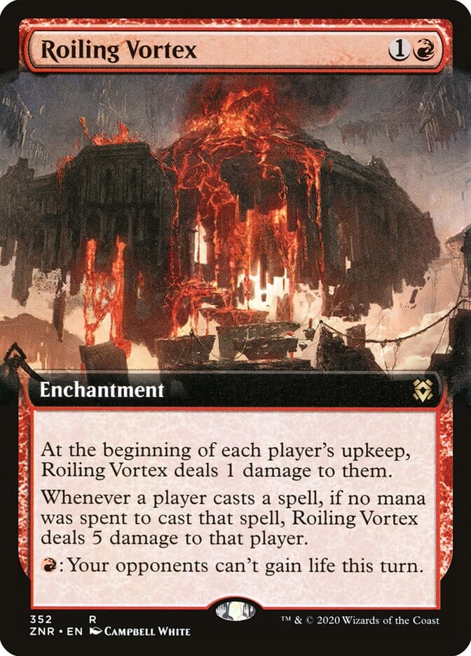 Roiling Vortex (Extended Art) [Zendikar Rising] MTG Single Magic: The Gathering  | Multizone: Comics And Games
