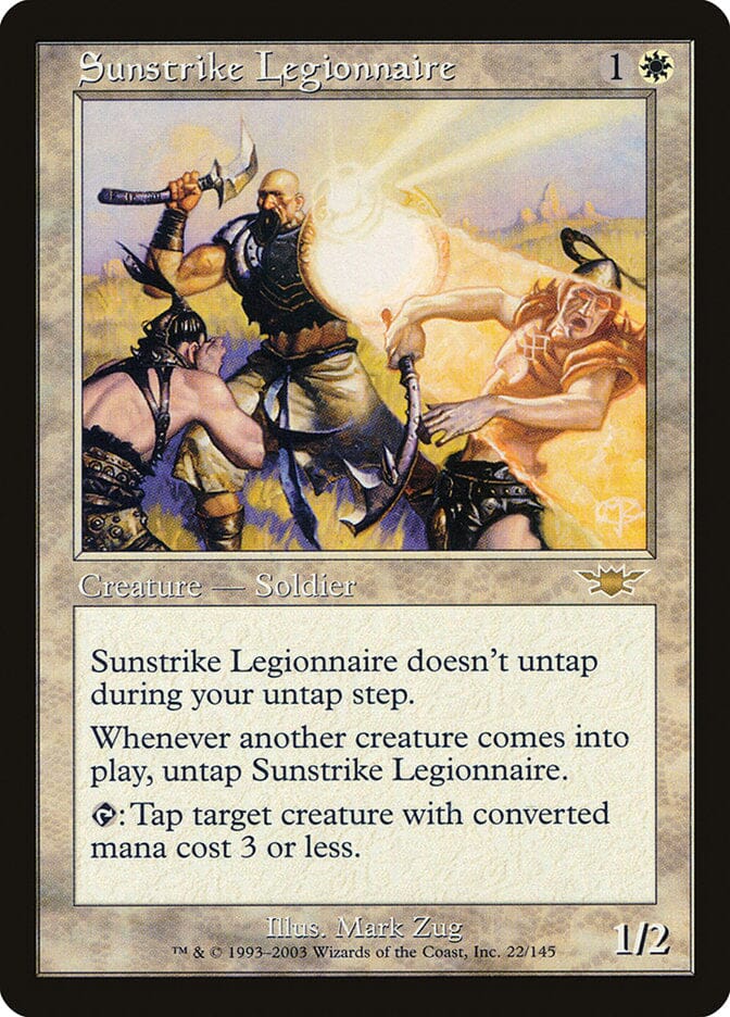 Sunstrike Legionnaire [Legions] MTG Single Magic: The Gathering  | Multizone: Comics And Games