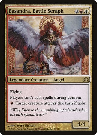 Basandra, Battle Seraph [Commander 2011] MTG Single Magic: The Gathering  | Multizone: Comics And Games