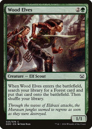 Wood Elves [Duel Decks: Nissa vs. Ob Nixilis] MTG Single Magic: The Gathering  | Multizone: Comics And Games