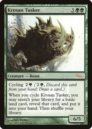 Krosan Tusker [Friday Night Magic 2003] MTG Single Magic: The Gathering  | Multizone: Comics And Games