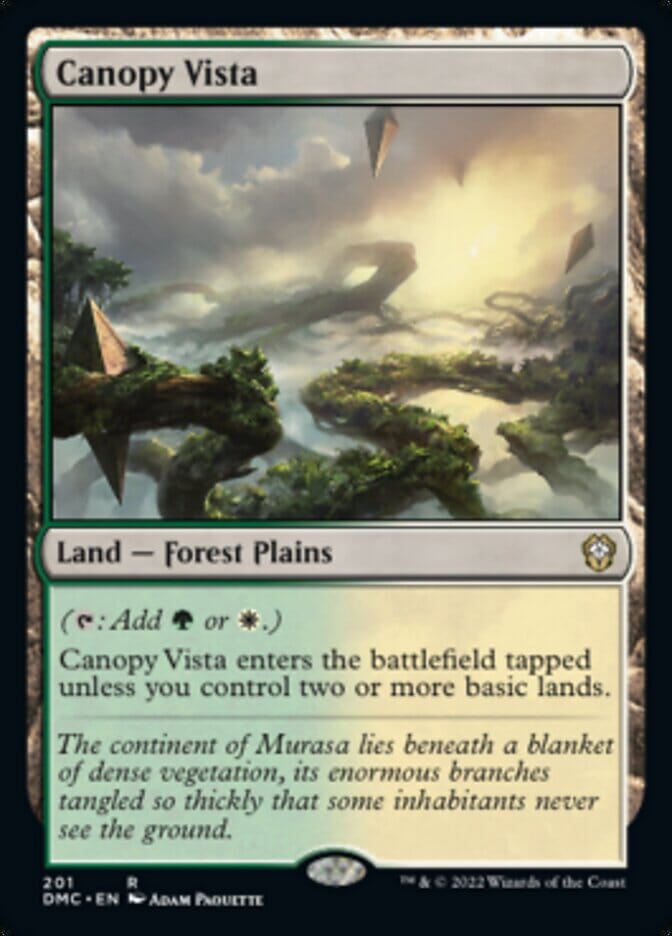 Canopy Vista [Dominaria United Commander] MTG Single Magic: The Gathering  | Multizone: Comics And Games