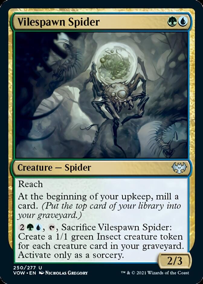 Vilespawn Spider [Innistrad: Crimson Vow] MTG Single Magic: The Gathering  | Multizone: Comics And Games