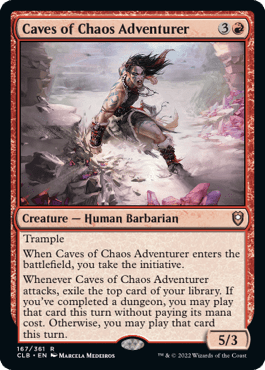 Caves of Chaos Adventurer [Commander Legends: Battle for Baldur's Gate] MTG Single Magic: The Gathering  | Multizone: Comics And Games