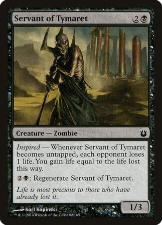 Servant of Tymaret [Born of the Gods] MTG Single Magic: The Gathering  | Multizone: Comics And Games