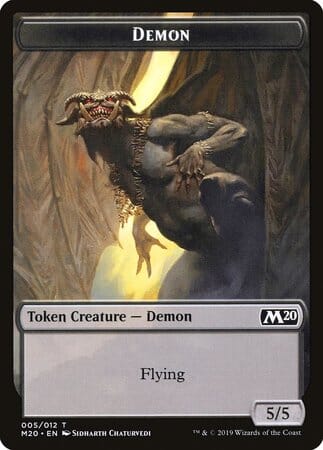 Demon Token [Core Set 2020 Tokens] MTG Single Magic: The Gathering  | Multizone: Comics And Games