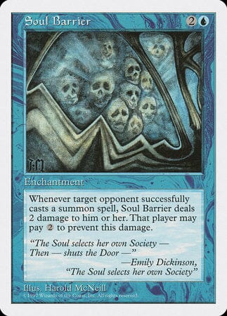 Soul Barrier [Fifth Edition] MTG Single Magic: The Gathering  | Multizone: Comics And Games