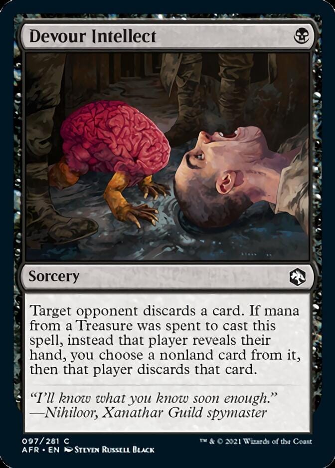 Devour Intellect [Dungeons & Dragons: Adventures in the Forgotten Realms] MTG Single Magic: The Gathering  | Multizone: Comics And Games