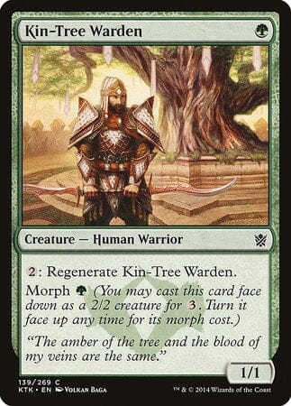 Kin-Tree Warden [Khans of Tarkir] MTG Single Magic: The Gathering  | Multizone: Comics And Games