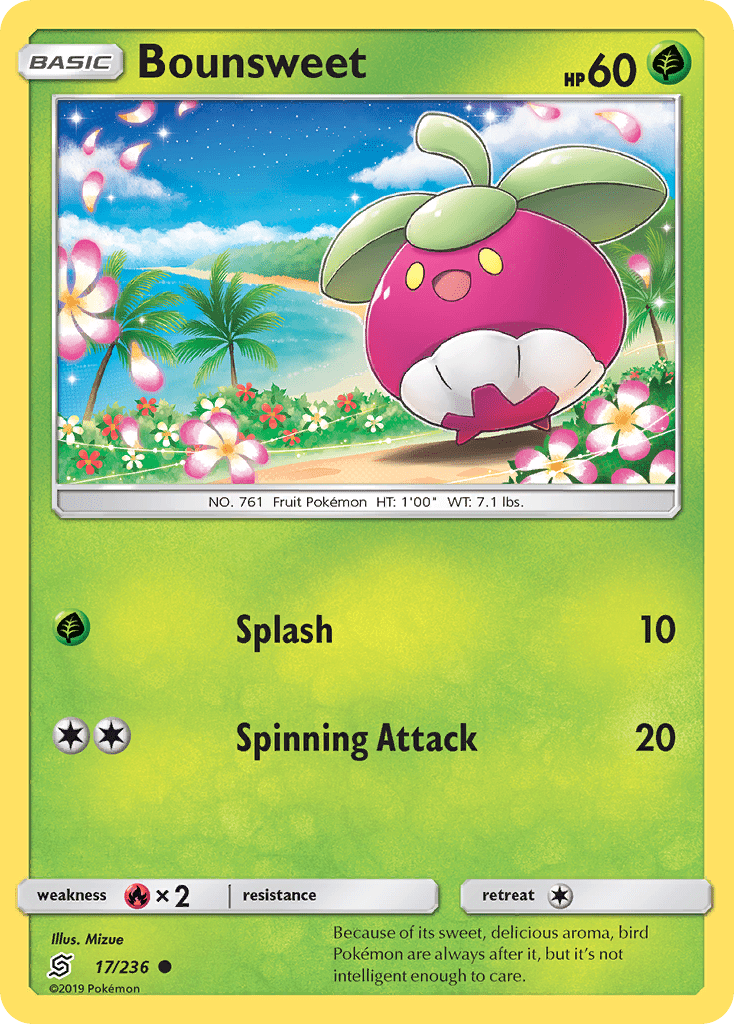 Bounsweet (17/236) [Sun & Moon: Unified Minds] Pokemon Single Pokémon  | Multizone: Comics And Games