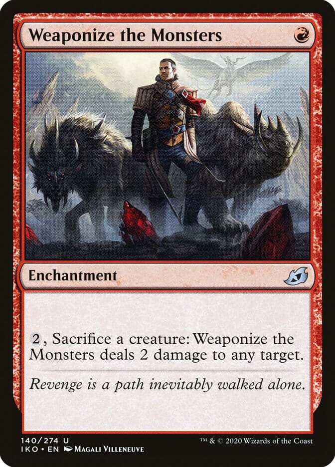 Weaponize the Monsters [Ikoria: Lair of Behemoths] MTG Single Magic: The Gathering  | Multizone: Comics And Games