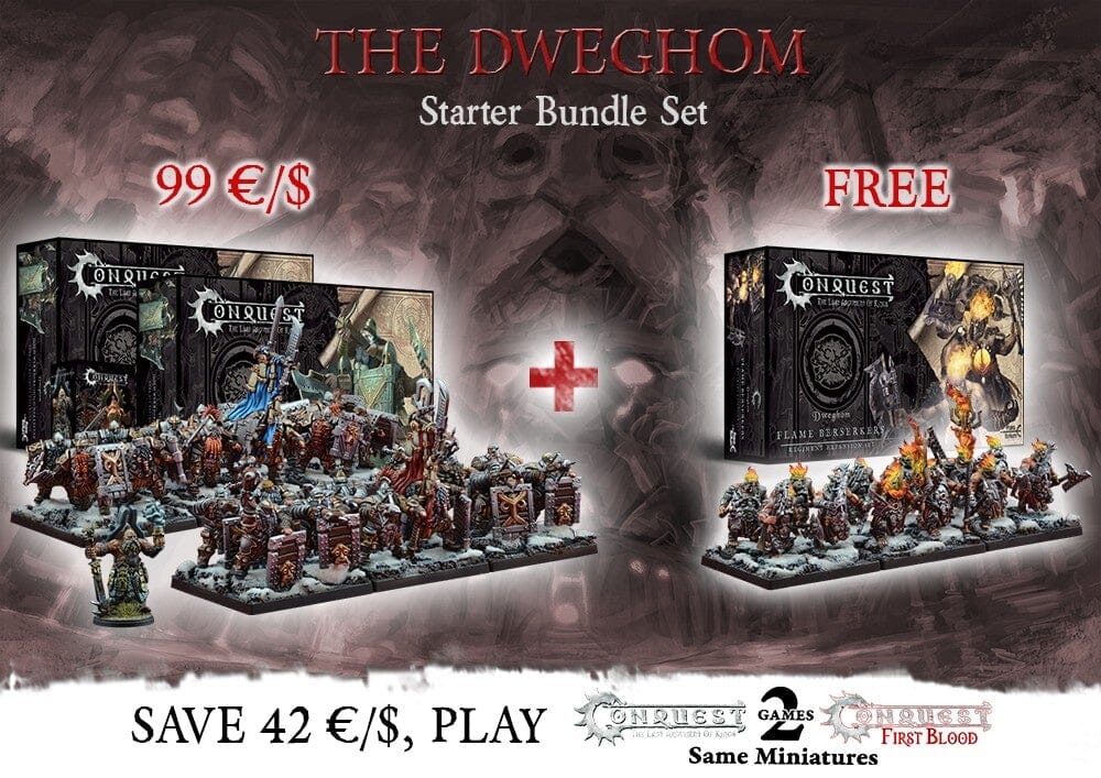 DWEGHOM BUNDLE DEAL - Start Dweghom Bundle Conquest Para Bellum Wargames  | Multizone: Comics And Games