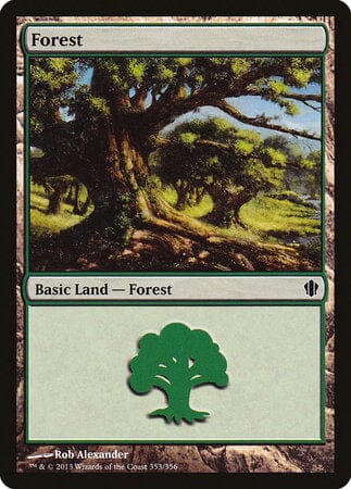 Forest (353) [Commander 2013] MTG Single Magic: The Gathering  | Multizone: Comics And Games