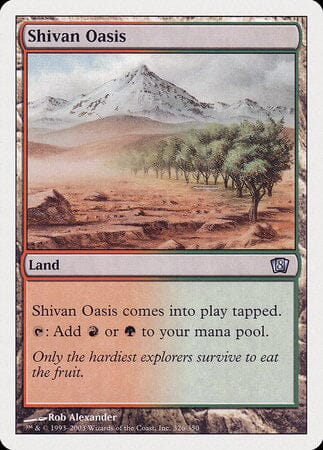 Shivan Oasis [Eighth Edition] MTG Single Magic: The Gathering  | Multizone: Comics And Games