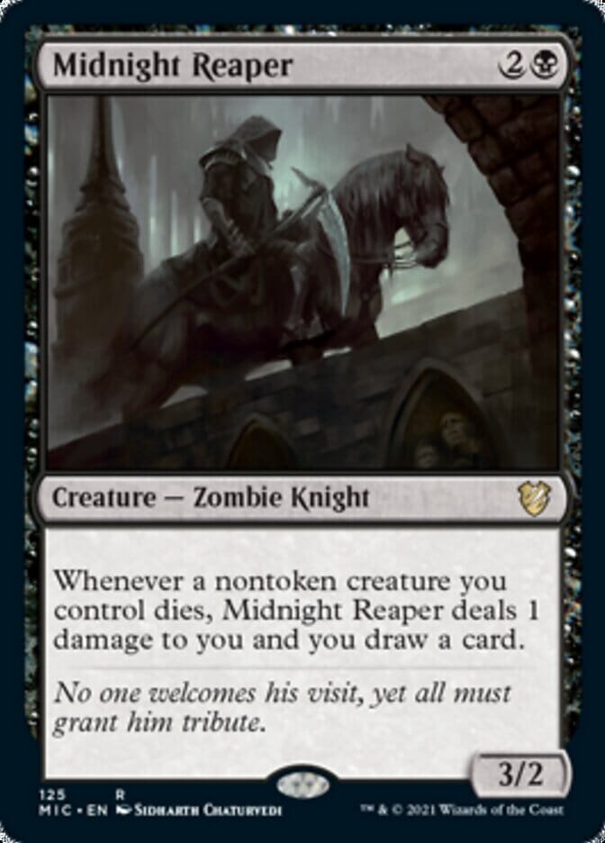 Midnight Reaper [Innistrad: Midnight Hunt Commander] MTG Single Magic: The Gathering  | Multizone: Comics And Games