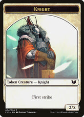 Knight (004) // Elemental Shaman Double-Sided Token [Commander 2015 Tokens] MTG Single Magic: The Gathering  | Multizone: Comics And Games