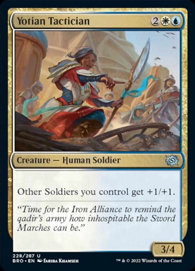 Yotian Tactician [The Brothers' War] MTG Single Magic: The Gathering  | Multizone: Comics And Games