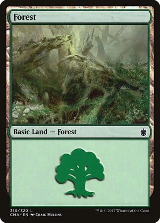 Forest (316) [Commander Anthology] MTG Single Magic: The Gathering  | Multizone: Comics And Games