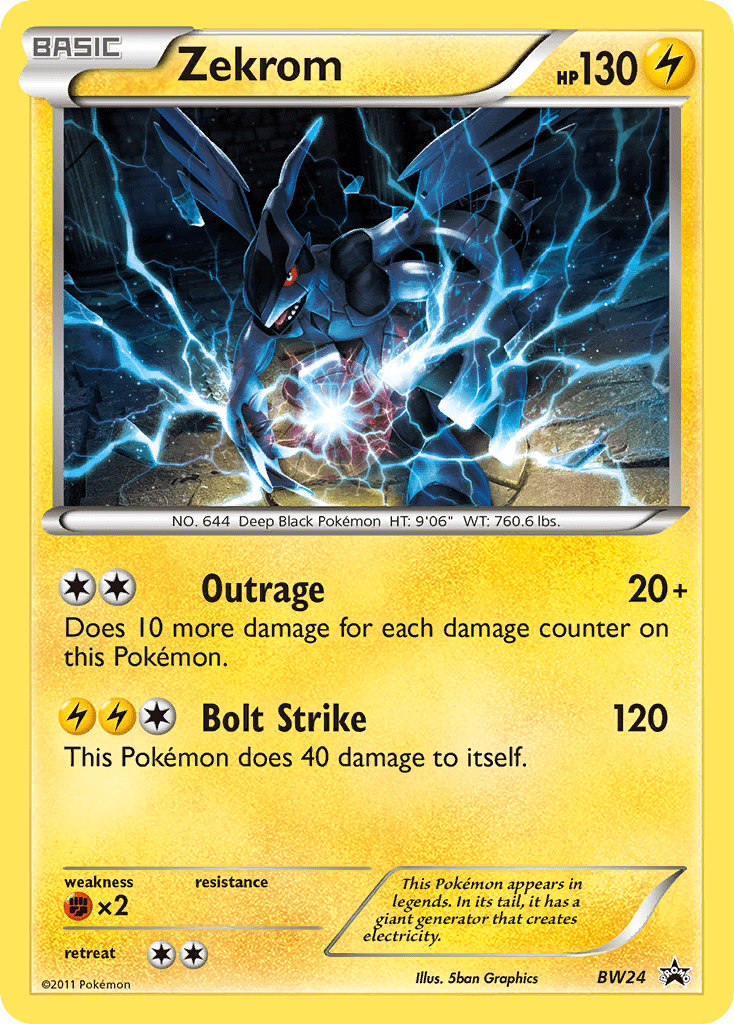 Zekrom (BW24) [Black & White: Black Star Promos] Pokemon Single Pokémon  | Multizone: Comics And Games