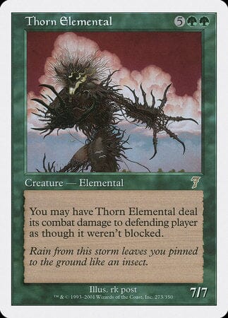 Thorn Elemental [Seventh Edition] MTG Single Magic: The Gathering  | Multizone: Comics And Games