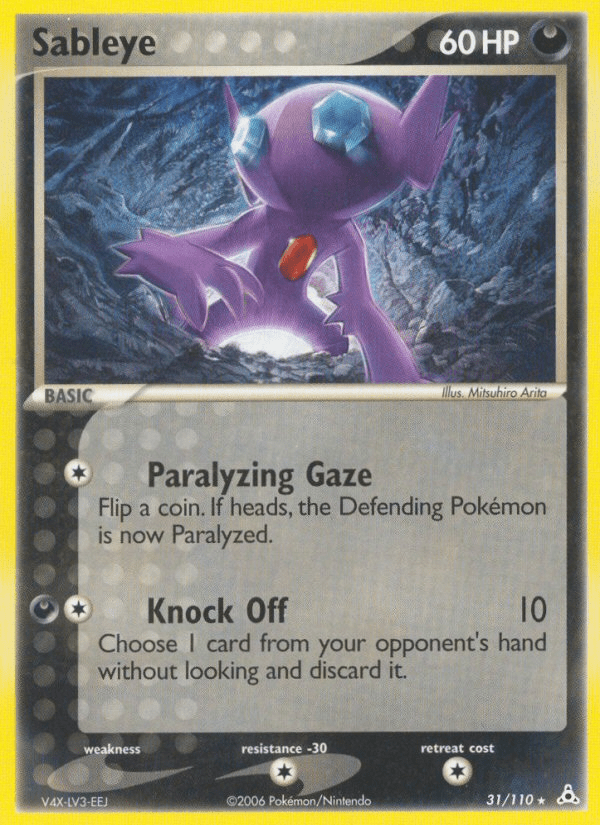 Sableye (31/110) [EX: Holon Phantoms] Pokemon Single Pokémon  | Multizone: Comics And Games