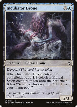 Incubator Drone [Battle for Zendikar] MTG Single Magic: The Gathering  | Multizone: Comics And Games