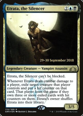 Etrata, the Silencer [Guilds of Ravnica Promos] MTG Single Magic: The Gathering  | Multizone: Comics And Games