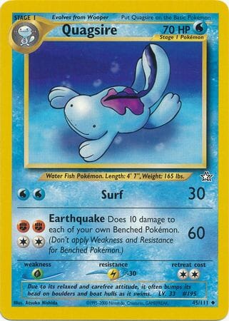 Quagsire (45/111) [Neo Genesis Unlimited] Pokemon Single Pokémon  | Multizone: Comics And Games