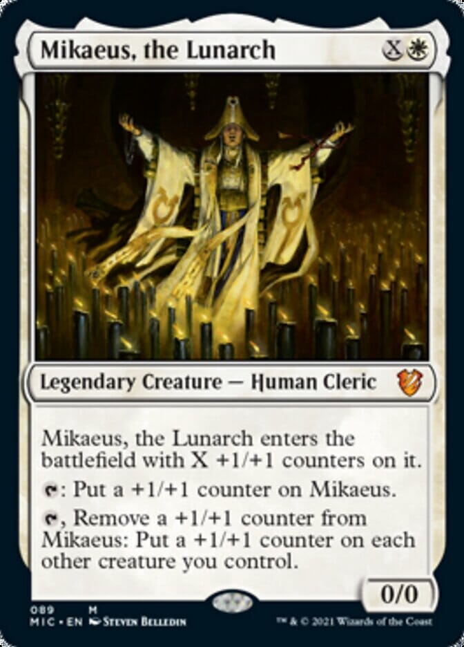Mikaeus, the Lunarch [Innistrad: Midnight Hunt Commander] MTG Single Magic: The Gathering  | Multizone: Comics And Games