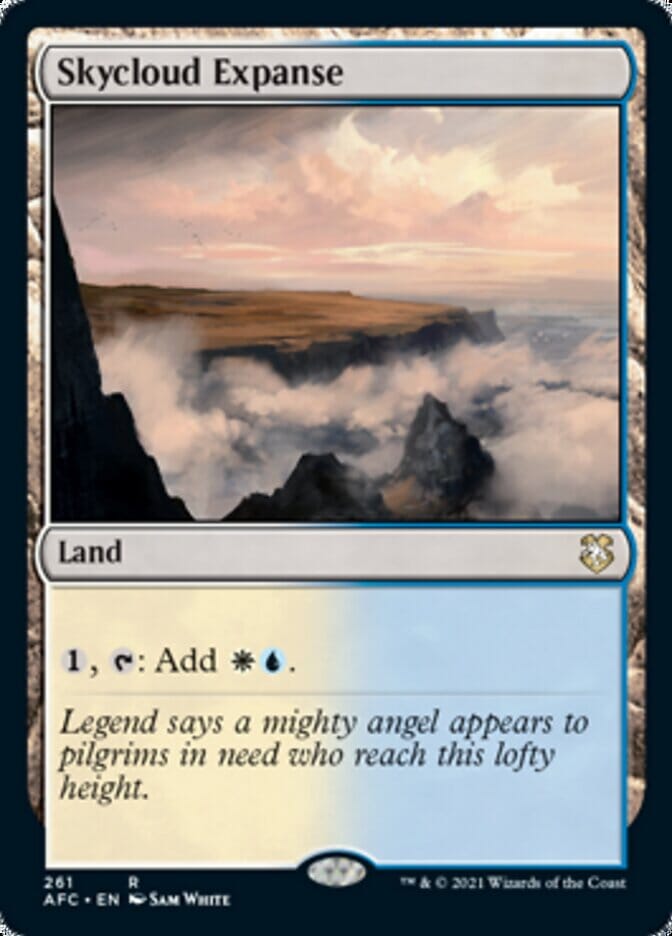 Skycloud Expanse [Dungeons & Dragons: Adventures in the Forgotten Realms Commander] MTG Single Magic: The Gathering  | Multizone: Comics And Games