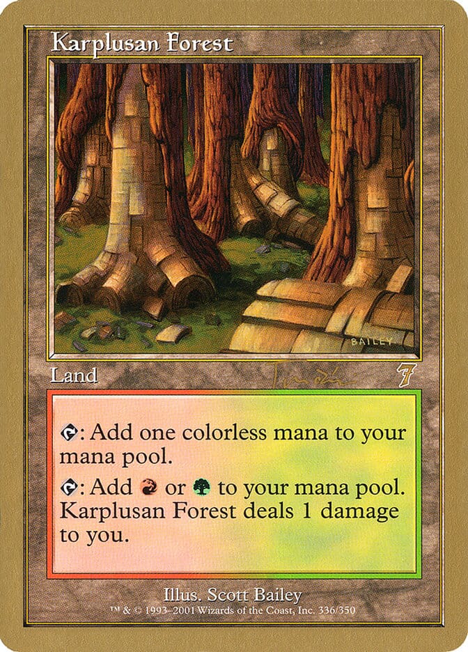 Karplusan Forest (Jan Tomcani) [World Championship Decks 2001] MTG Single Magic: The Gathering  | Multizone: Comics And Games