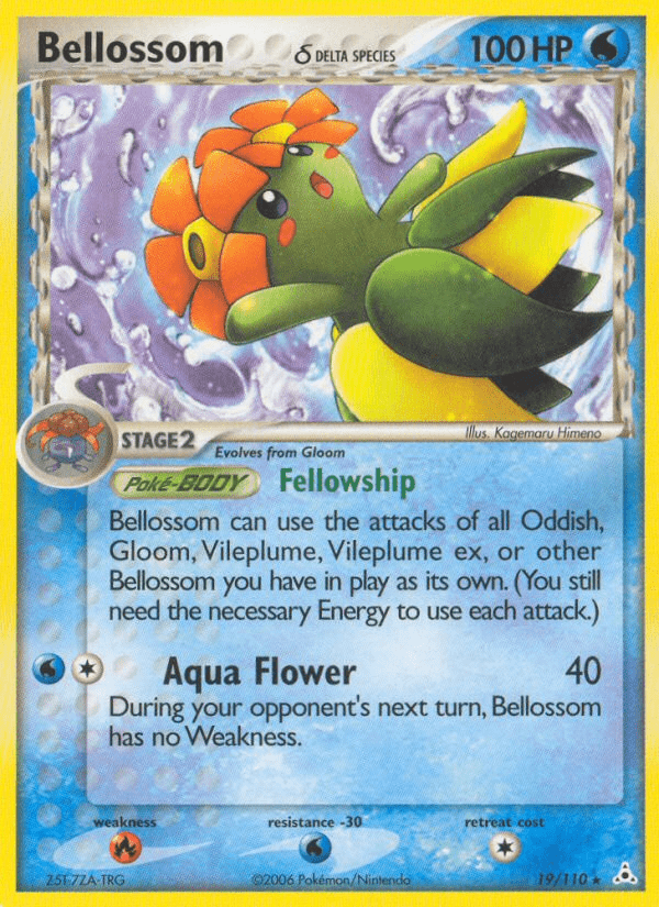 Bellossom (19/110) (Delta Species) [EX: Holon Phantoms] Pokemon Single Pokémon  | Multizone: Comics And Games