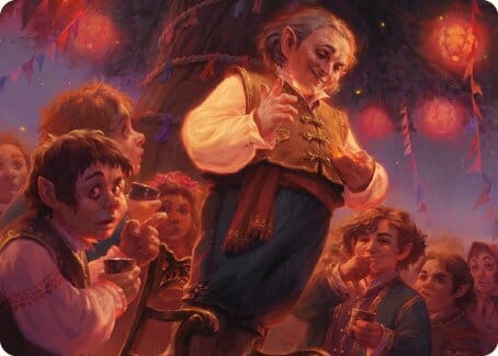 Bilbo, Retired Burglar Art Card [The Lord of the Rings: Tales of Middle-earth Art Series] MTG Single Magic: The Gathering  | Multizone: Comics And Games