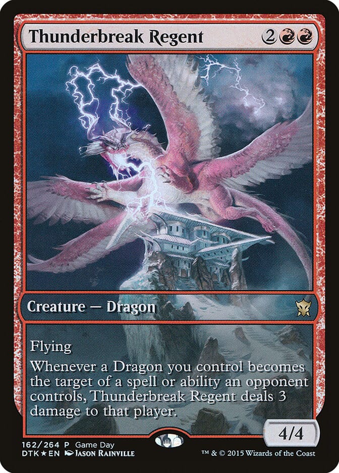 Thunderbreak Regent (Game Day) [Dragons of Tarkir Promos] MTG Single Magic: The Gathering  | Multizone: Comics And Games