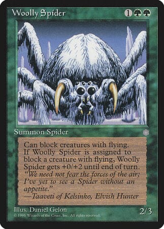 Woolly Spider [Ice Age] MTG Single Magic: The Gathering  | Multizone: Comics And Games