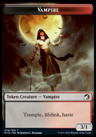 Vampire Token [Innistrad: Midnight Hunt Tokens] MTG Single Magic: The Gathering  | Multizone: Comics And Games