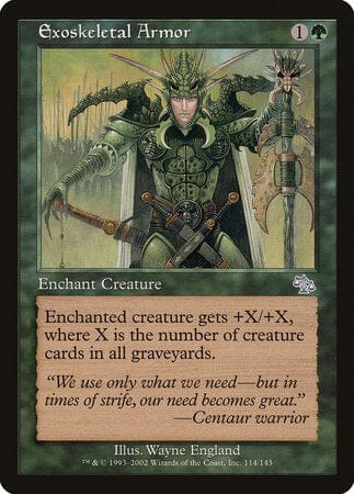 Exoskeletal Armor [Judgment] MTG Single Magic: The Gathering  | Multizone: Comics And Games