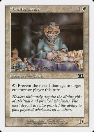 Samite Healer [Classic Sixth Edition] MTG Single Magic: The Gathering  | Multizone: Comics And Games