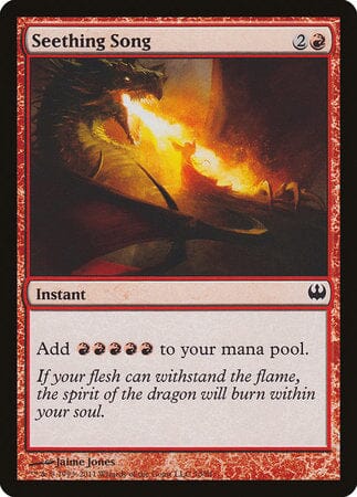 Seething Song [Duel Decks: Knights vs. Dragons] MTG Single Magic: The Gathering  | Multizone: Comics And Games