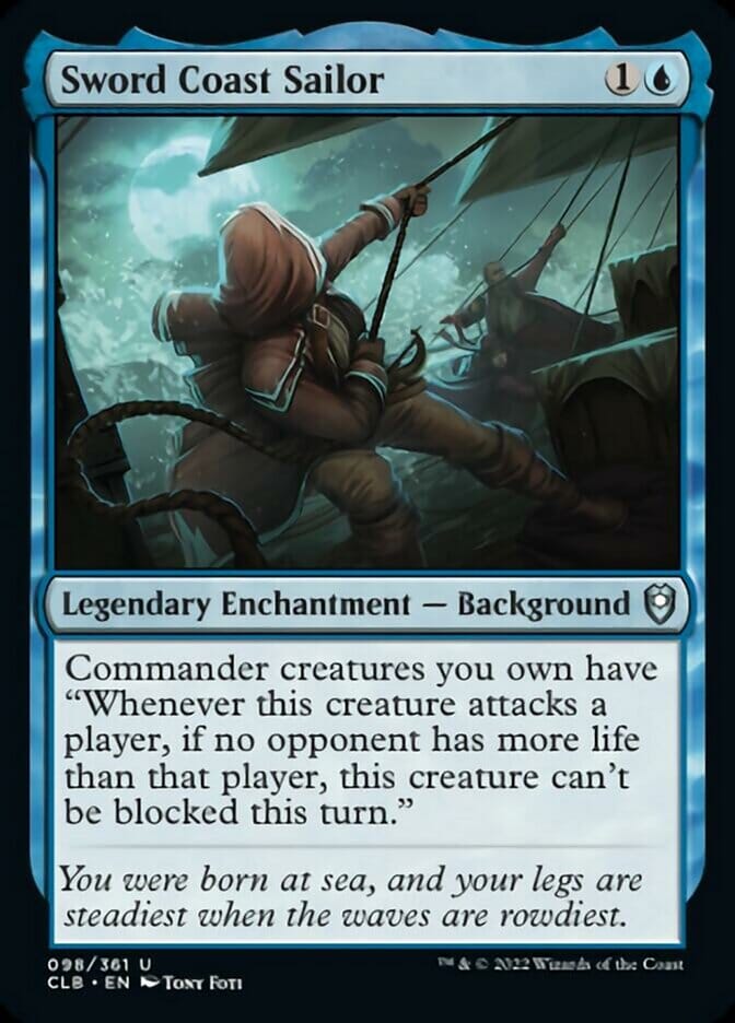 Sword Coast Sailor [Commander Legends: Battle for Baldur's Gate] MTG Single Magic: The Gathering  | Multizone: Comics And Games