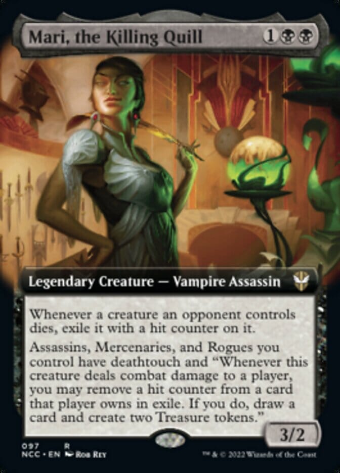 Mari, the Killing Quill (Extended Art) [Streets of New Capenna Commander] MTG Single Magic: The Gathering  | Multizone: Comics And Games