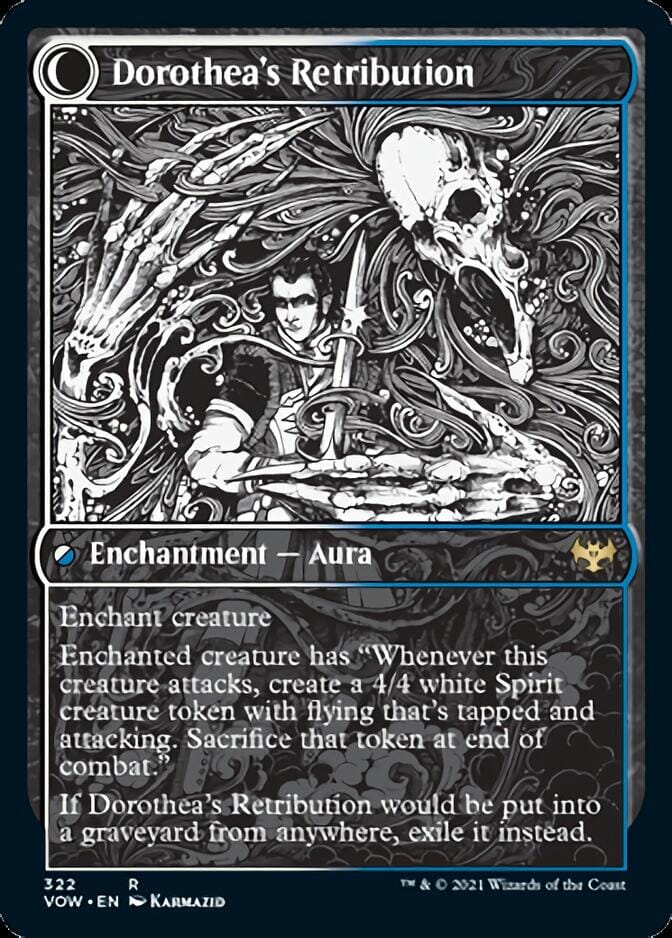 Dorothea, Vengeful Victim // Dorothea's Retribution (Showcase Eternal Night) [Innistrad: Crimson Vow] MTG Single Magic: The Gathering  | Multizone: Comics And Games