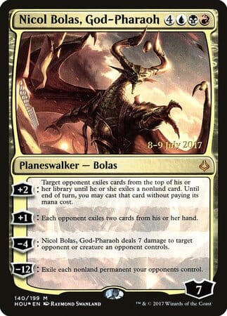 Nicol Bolas, God-Pharaoh [Hour of Devastation Promos] MTG Single Magic: The Gathering  | Multizone: Comics And Games
