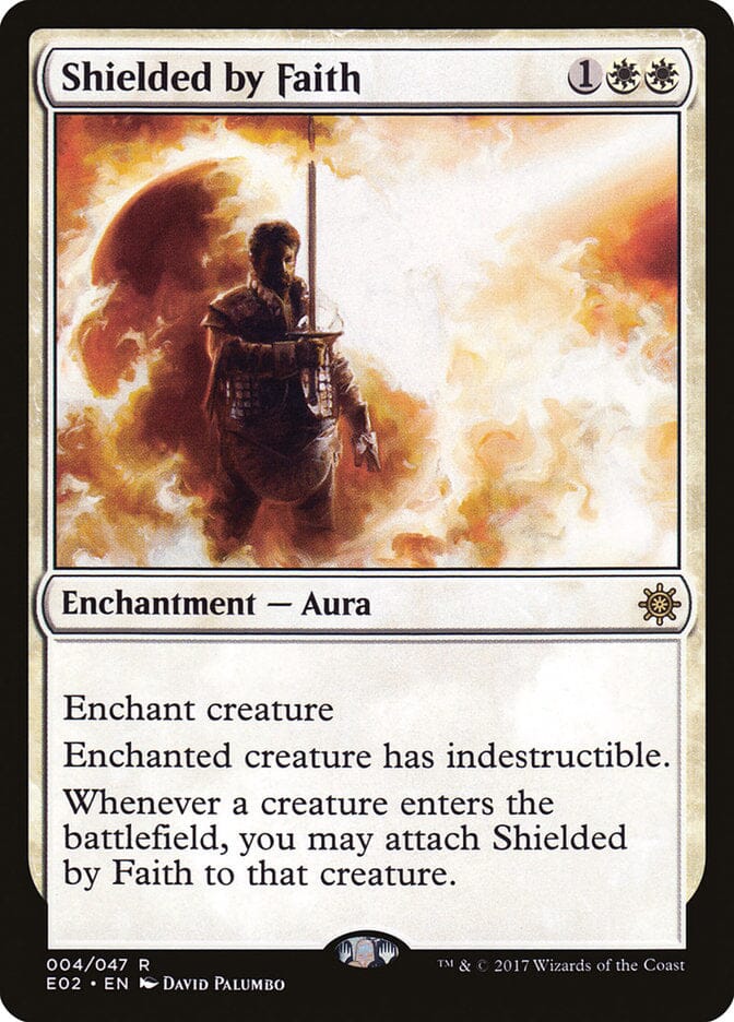Shielded by Faith [Explorers of Ixalan] MTG Single Magic: The Gathering  | Multizone: Comics And Games