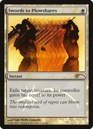 Swords to Plowshares [Judge Gift Cards 2013] MTG Single Magic: The Gathering  | Multizone: Comics And Games