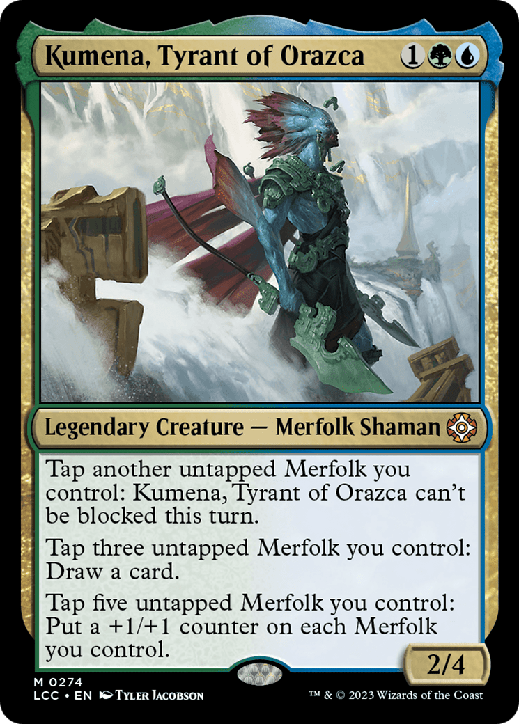 Kumena, Tyrant of Orazca [The Lost Caverns of Ixalan Commander] MTG Single Magic: The Gathering  | Multizone: Comics And Games